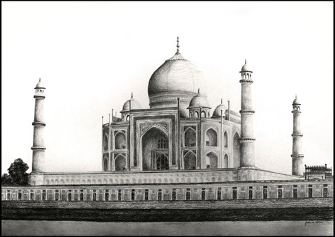 Taj Mahal - Large Art Prints by Gabriel Fox | Buy Posters, Frames, Canvas &  Digital Art Prints | Small, Compact, Medium and Large Variants