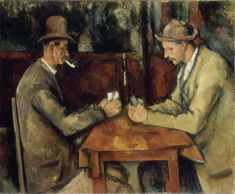 The Card Players - Posters by Paul Cézanne