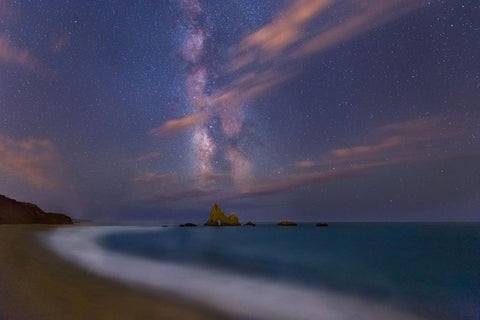 Surf Into The Milky Way - Large Art Prints by Srivats Ravichandran Photos