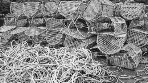 Lobster Pots by Martin Beecroft Photography