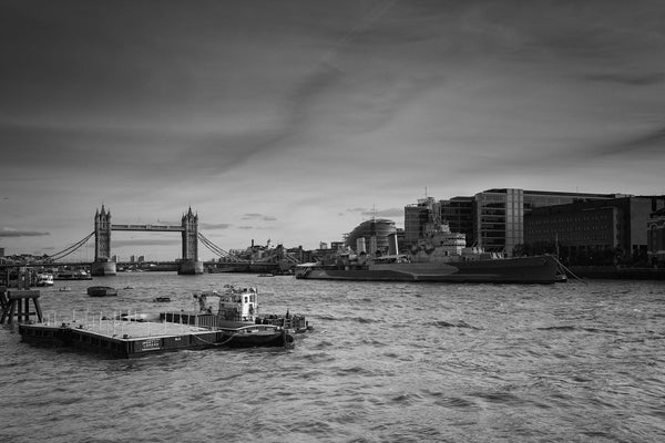 Hms Belfast - Framed Prints