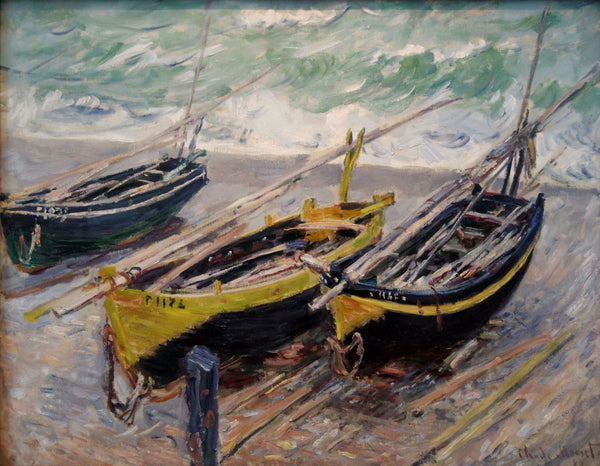 Three Fishing Boats - Canvas Prints