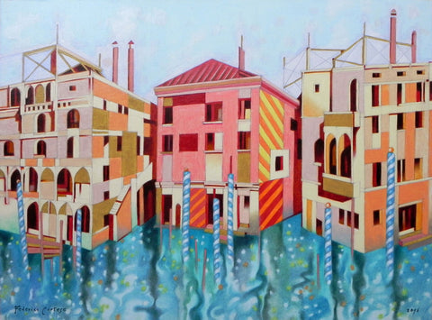 Memory Of Venice - Large Art Prints by Federico Cortese