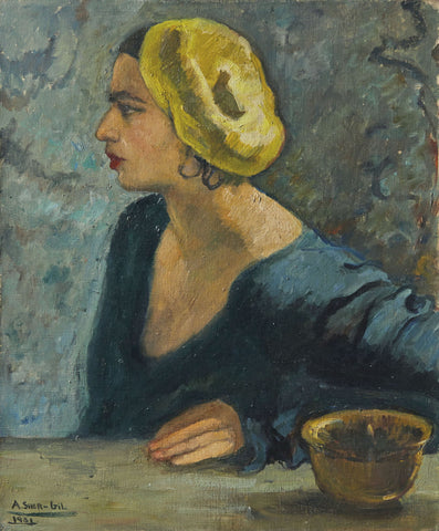 Self-Portrait - Large Art Prints by Amrita Sher-Gil