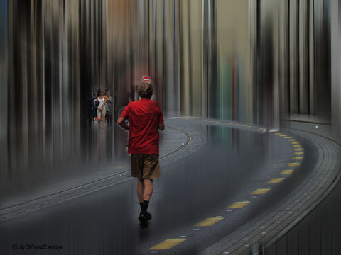 Street Walker - Canvas Prints