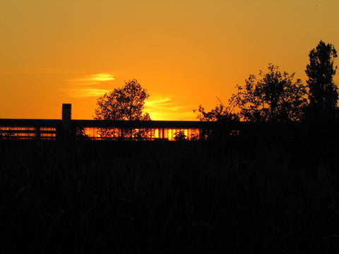 Industrial Sundown by Heike Block