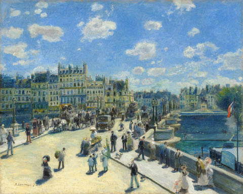 Pont Neuf, Paris - Large Art Prints by Pierre-Auguste Renoir
