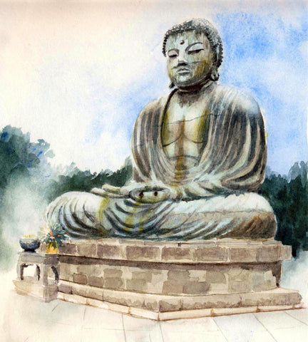Buddha Statue - Life Size Posters by Sina Irani