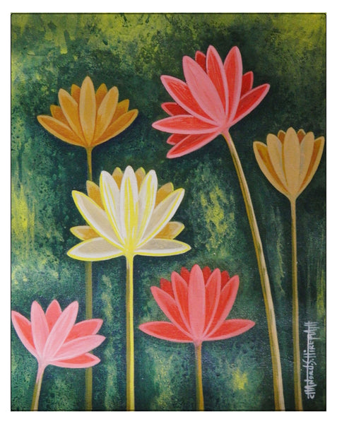 Lotus by Chandru S Hiremath | Tallenge Store | Buy Posters, Framed Prints & Canvas Prints