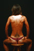 Muscular Back Of A Woman - Large Art Prints