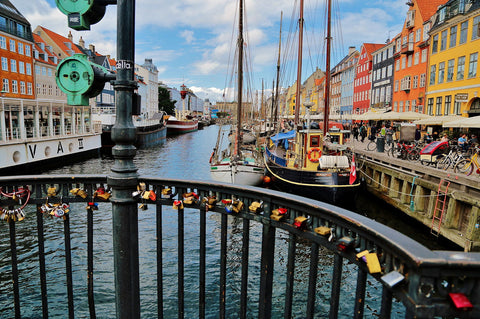 Nyhavn In Copenhagen - Canvas Prints