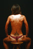 Muscular Back Of A Woman - Canvas Prints