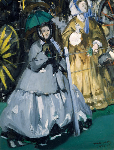 Women At The Races - Posters by Édouard Manet