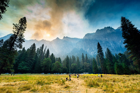 Smoke On Yosemite - Large Art Prints
