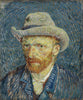 Self-Portrait with Grey Felt Hat - Large Art Prints