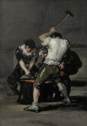 The Forge - Large Art Prints by Francisco Goya