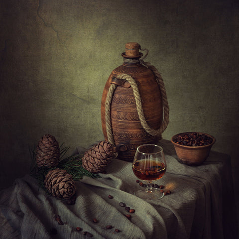 About Cedar Tincture - Large Art Prints by Iryna Prykhodzka