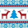 Traditional Christmas Stitch Design - Framed Prints