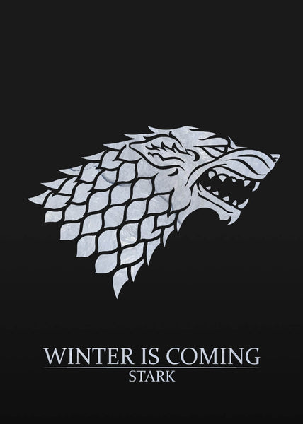Game of Thrones TV Show Fan Art - House Stark - Art Prints by Joel ...