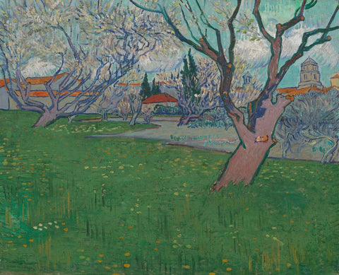 Orchards in Blossom View of Arles by Vincent Van Gogh