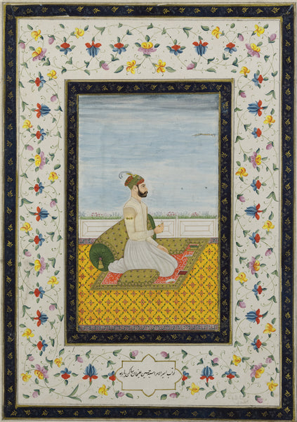 Indian Miniature Art - Rajput painting - King Rao Jodha - Framed Prints