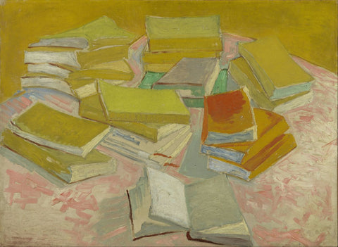 Piles of French Novels - Framed Prints by Vincent Van Gogh