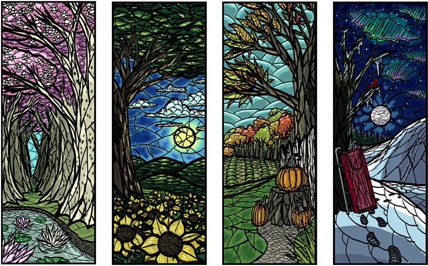 The Four Seasons - Art Panels by Susie Bryan | Buy Posters, Frames ...