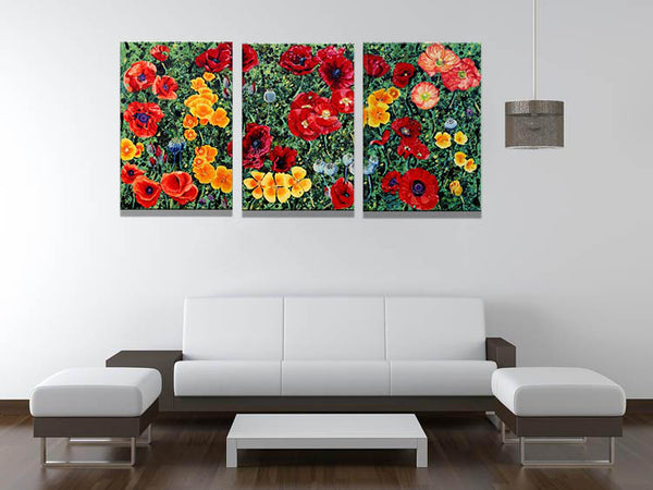 Floral Art Poppies - Art Panels