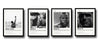 Set Of 4 Movie Poster Art Set - Rocky  - Premium Quality Framed Poster (18 x 24 inches)