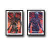 Set Of 2 Art Movie Poster - Terminator  - Premium Quality Framed Poster (18 x 24 inches)