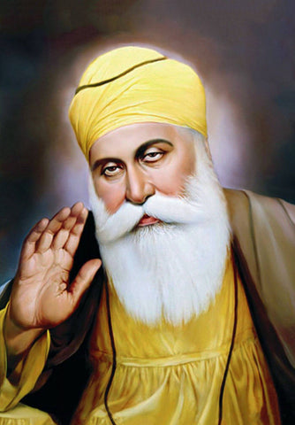 Wahe Guru Nanak Dev Ji - Canvas Prints