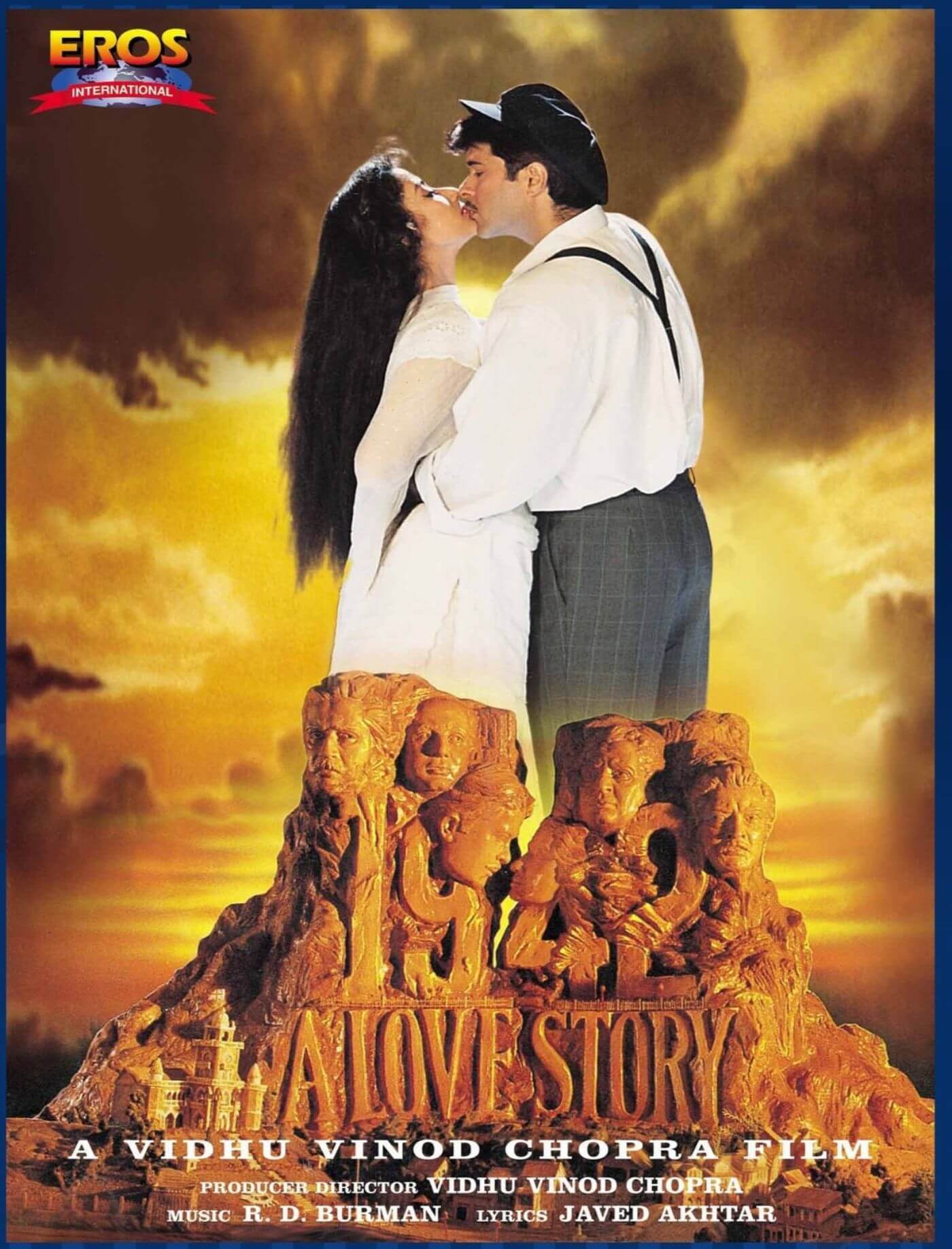 1942 A Love Story Anil Kapoor Hindi Movie Poster Framed Prints