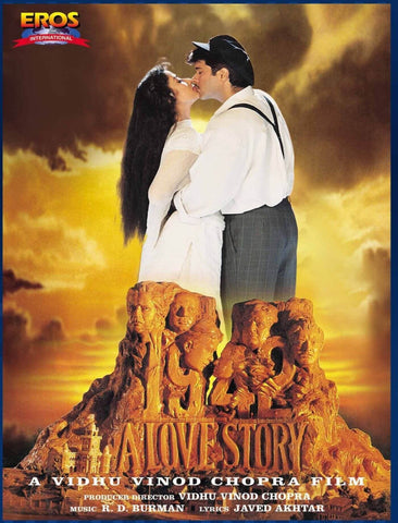 1942 A Love Story - Anil Kapoor - Hindi Movie Poster - Framed Prints by Tallenge Store