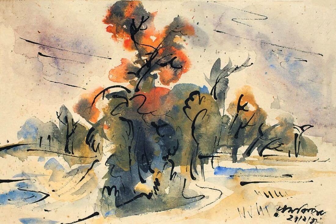 1957 (Untitled) - Ramkinkar Baij - Art Prints by Ramkinkar Baij