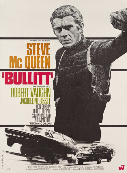 Bullitt - Steve Mc Queen - Canvas Prints