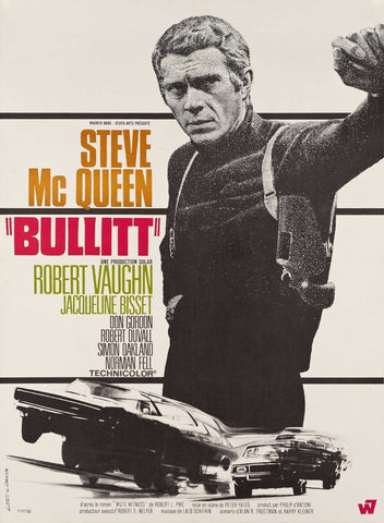 Bullitt - Steve Mc Queen - Canvas Prints by Joel Jerry