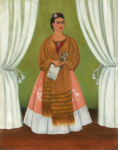 Self-Portrait Dedicated to Leon Trotsky - Large Art Prints by Frida Kahlo