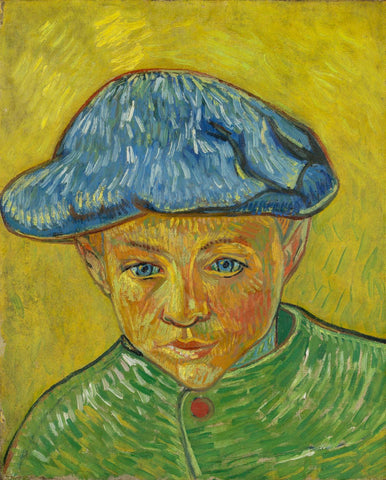 Portrait of Camille Roulin - Large Art Prints by Vincent Van Gogh