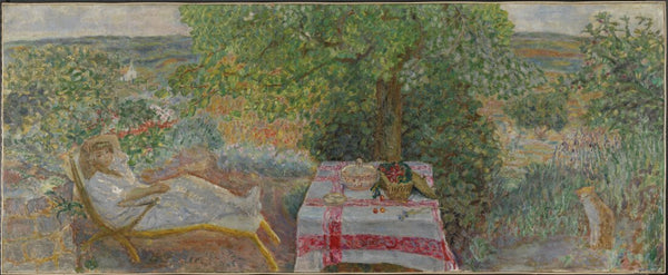 Rest Time in the Garden (Temps de repos dans le jardin) – Claude Monet Painting –  Impressionist Art”. - Canvas Prints