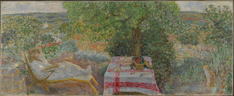 Rest Time in the Garden (Temps de repos dans le jardin) – Claude Monet Painting –  Impressionist Art”. - Canvas Prints
