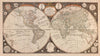 Decorative Vintage World Map - A New Map of the World - I. Evans - 1799 - Large Art Prints