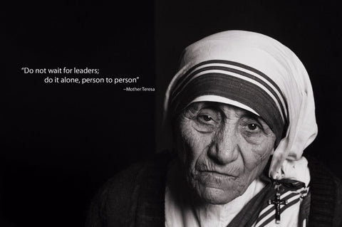 Don't Wait.. - Mother Teresa Quotes - Canvas Prints