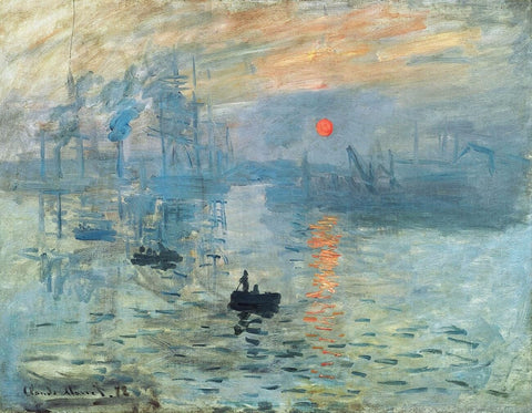 Impression, Sunrise - Large Art Prints by Claude Monet