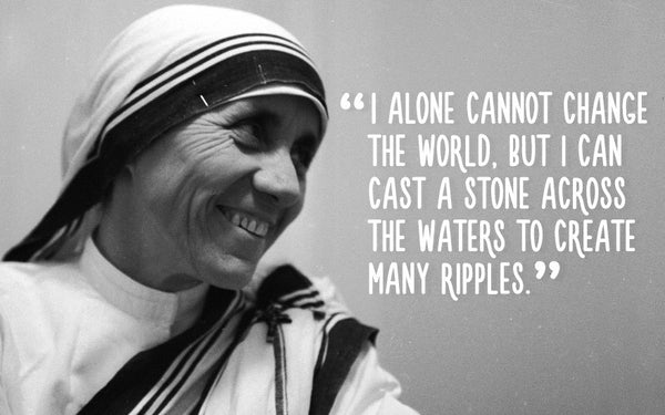 I Alone.. - Mother Teresa Quotes - Canvas Prints