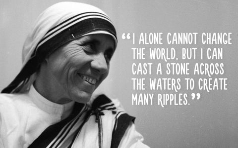I Alone.. - Mother Teresa Quotes - Canvas Prints