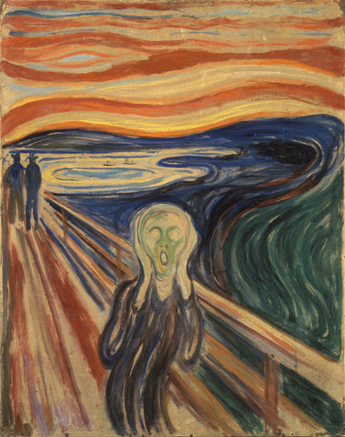 The Scream - ( Der Schrei der Natur ) - Edvard Munch by Edvard Munch