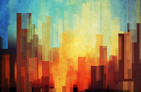 Urban Sunset - Canvas Prints by DejaReve