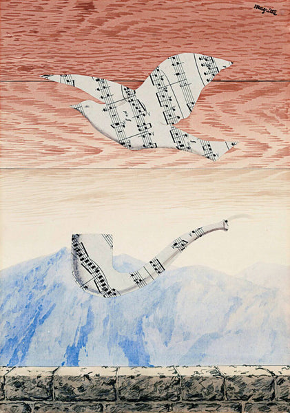 Musical moments (Moments musicaux) – René Magritte Painting – Surrealist Art Painting - Framed Prints