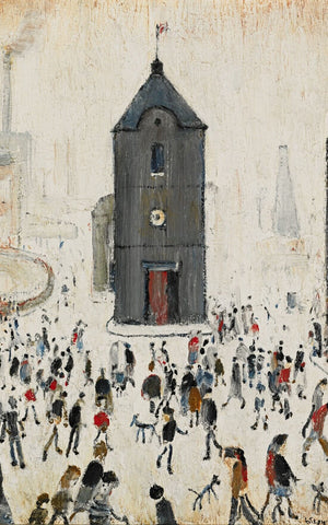 Town Center II by L S Lowry