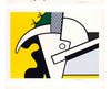 Set Of 3 Roy Lichtenstein Paintings- Bull Head Series - Gallery Wrapped Art Print